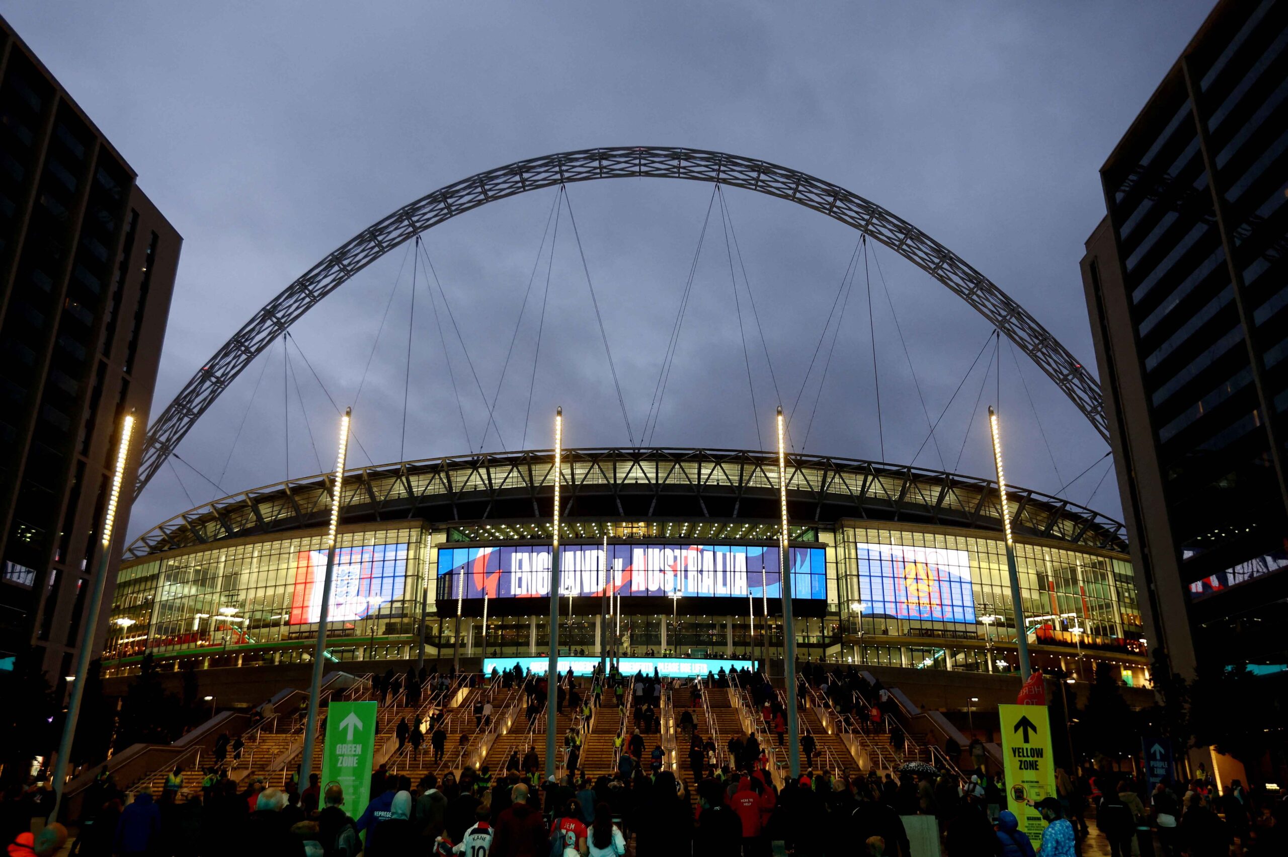 FA to avoid lighting up Wembley arch for social and political causes