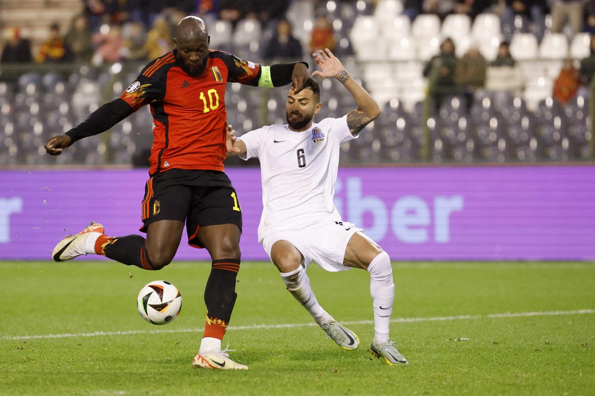 Lukaku’s four-goal haul lifts Belgium to big win over Azerbaijan