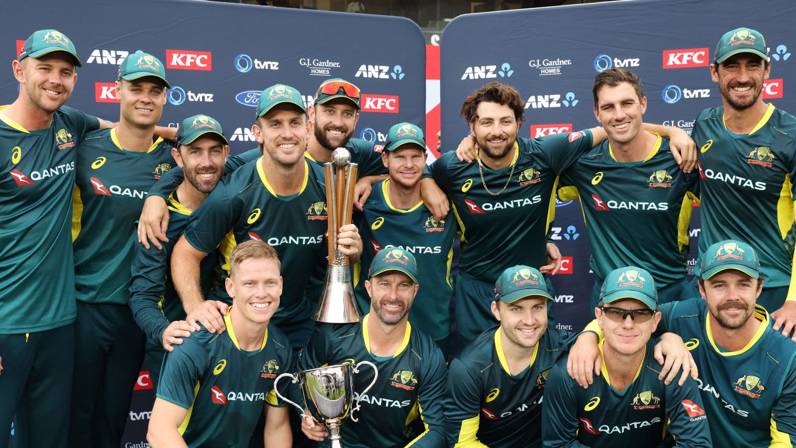 Australia sweep T20 series against New Zealand in rain-affected clash