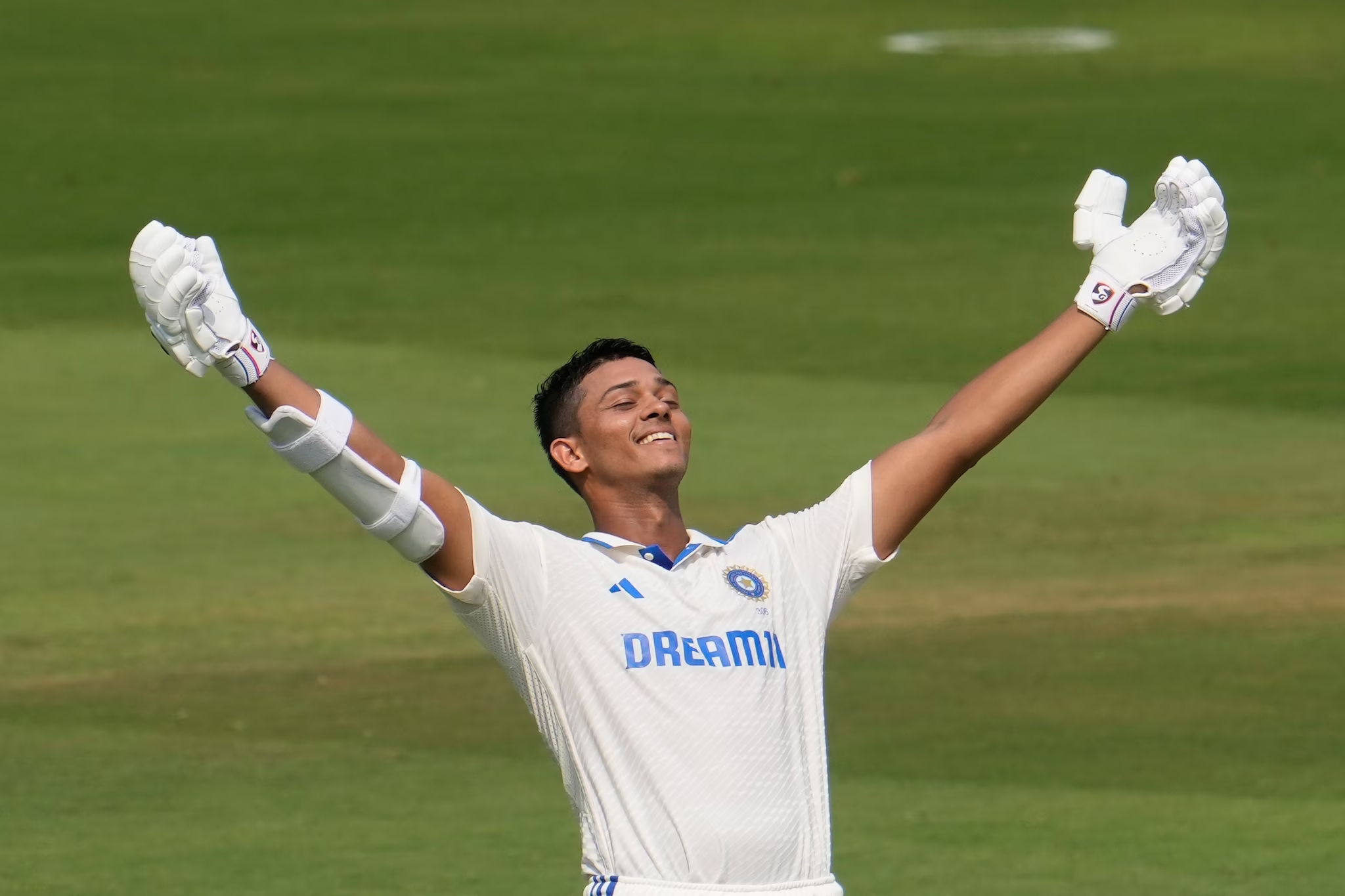 Big Jaiswal hundred steers India to 336-6 against England