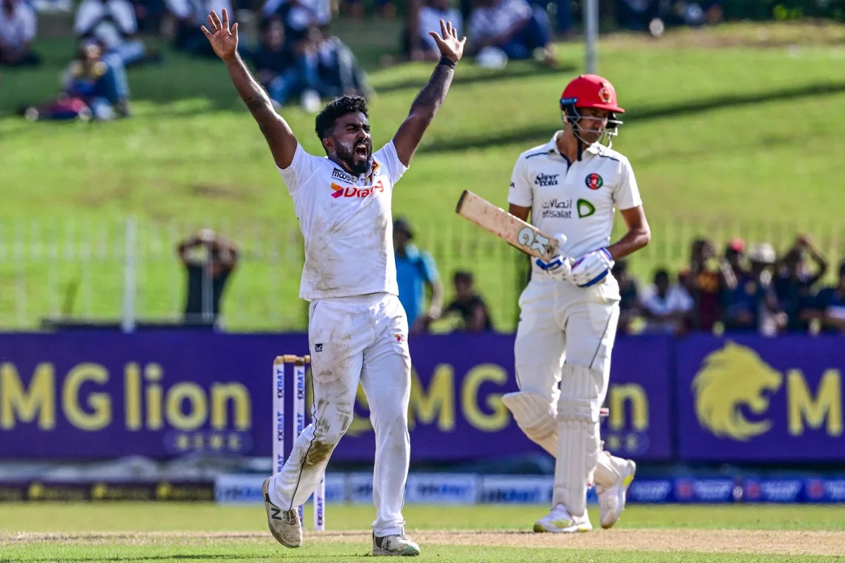 Sri Lanka take opening day honours against Afghanistan in one-off Test