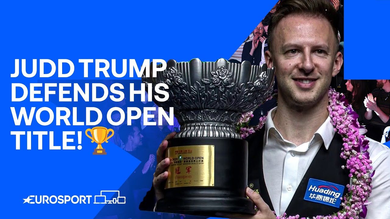 Judd Trump wins Snooker World Open title in China