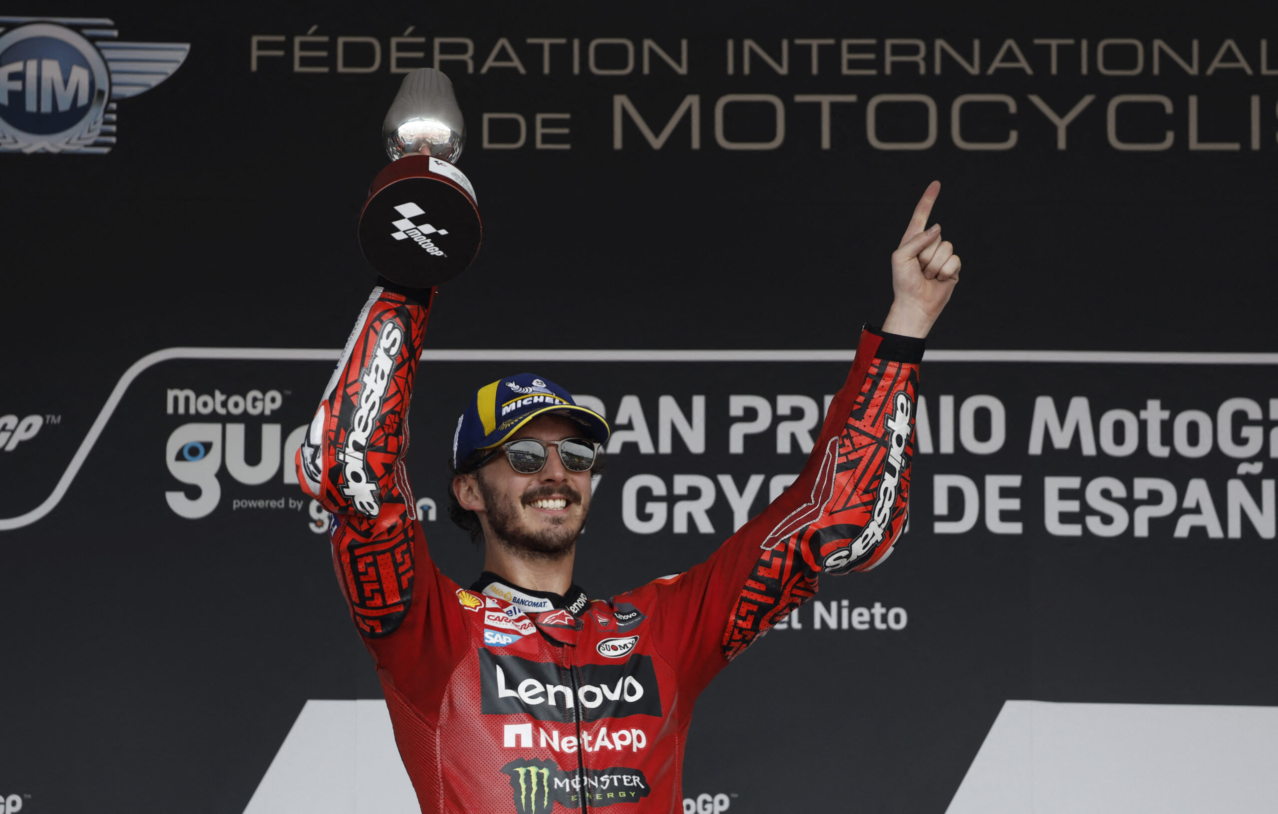 Defending world champion Bagnaia wins Catalunya MotoGP