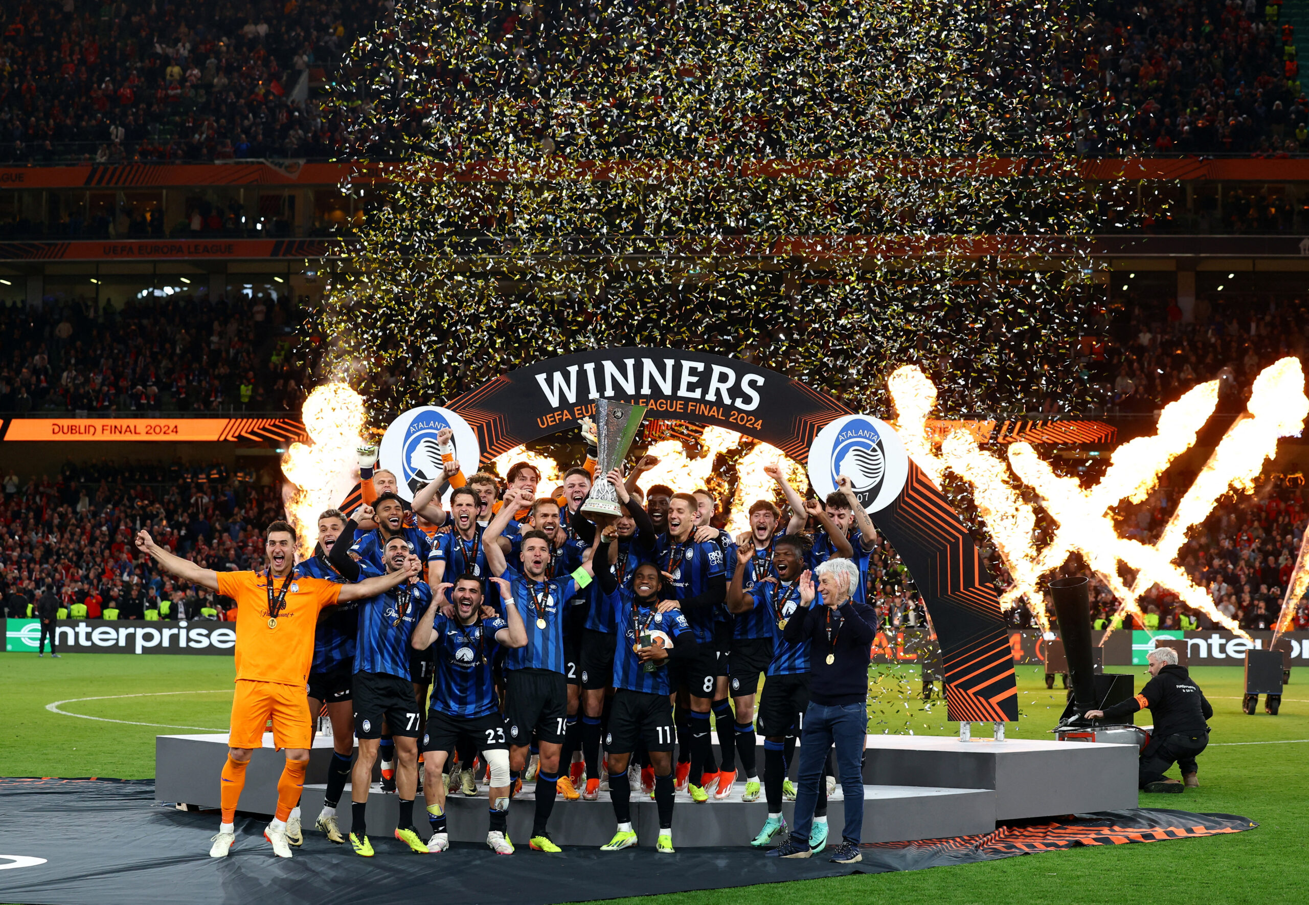 Lookman nets hat-trick as Atalanta stun Leverkusen in Europa League final