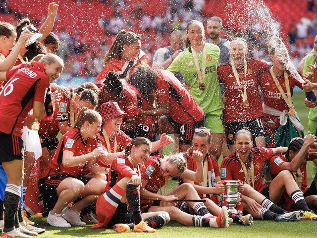 Manchester United clinch first ever Women’s FA Cup with 4-0 thrashing of Spurs