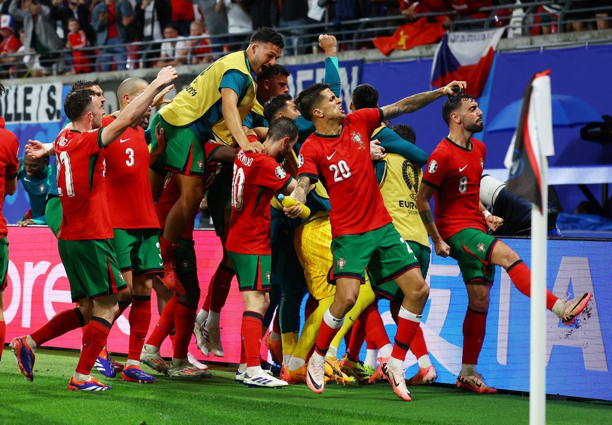 Conceicao to the rescue as Portugal snatch 2-1 win over Czechs in Euro 2024