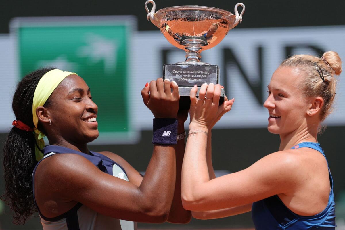 Double disappointment for Paolini as Gauff and Siniakova clinch French Open title