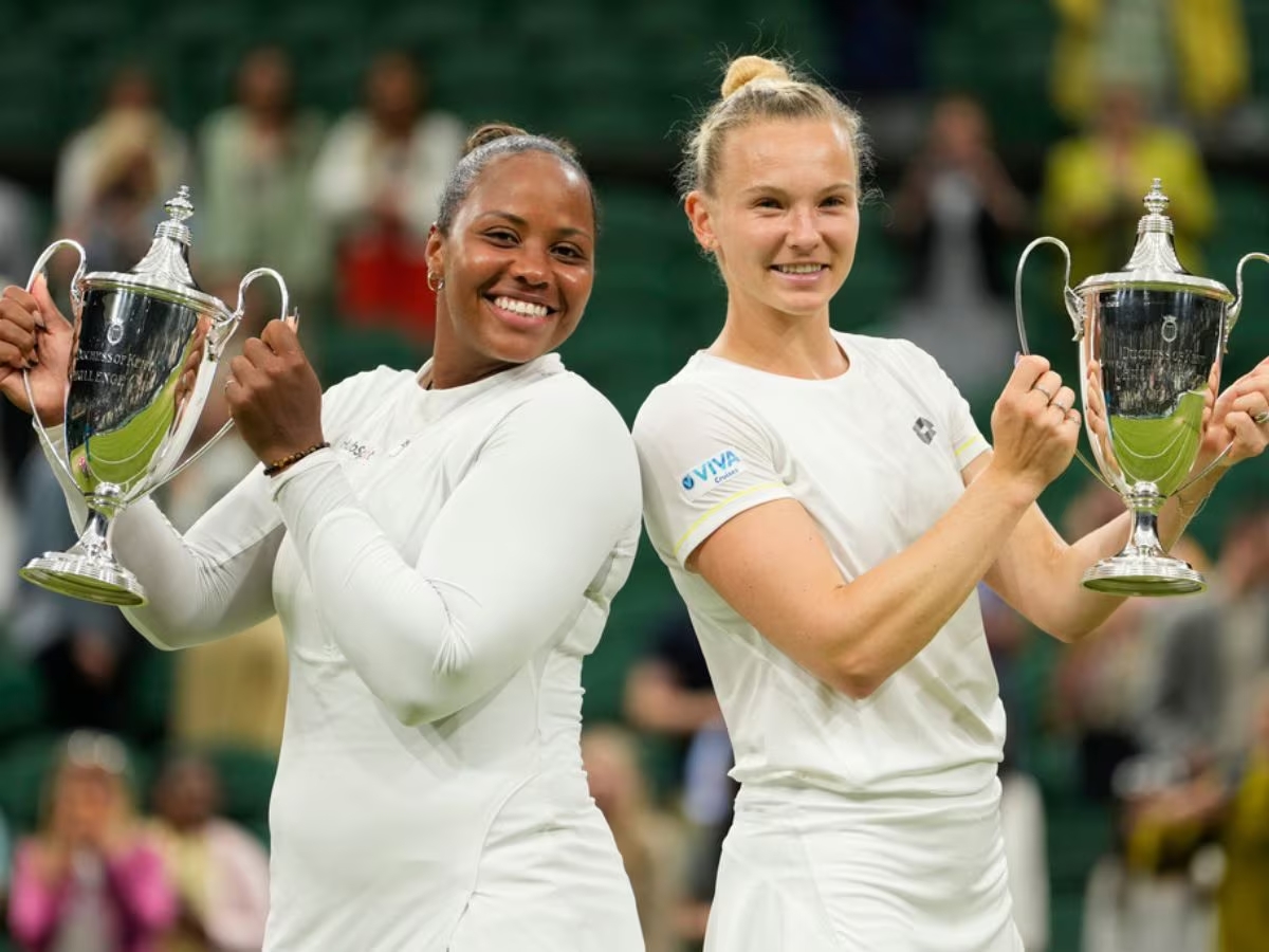 American Townsend wins Wimbledon doubles crown alongside Siniakova