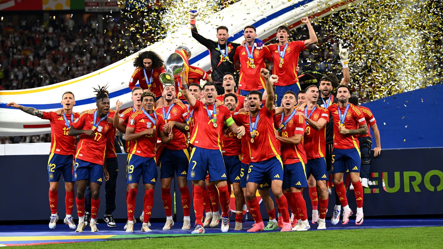 Spain defeat England to win Euro 2024 final with late Oyarzabal goal