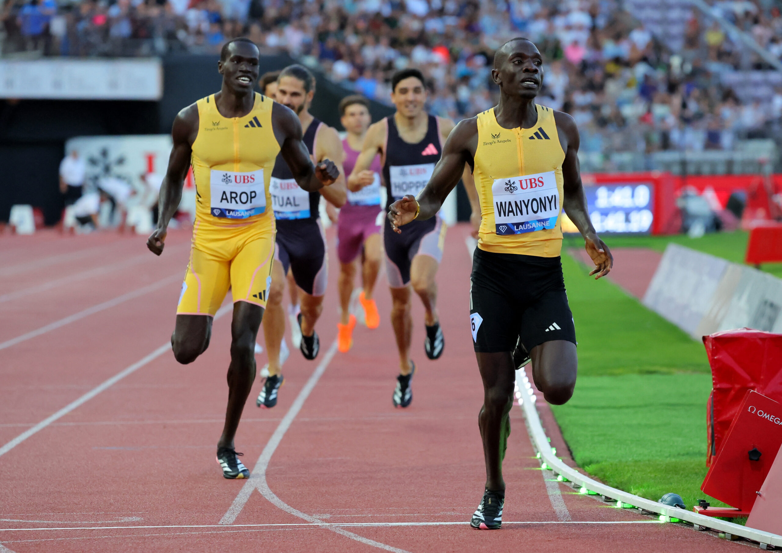 Wanyonyi follows up Olympic win with sizzling 800 metres in Lausanne