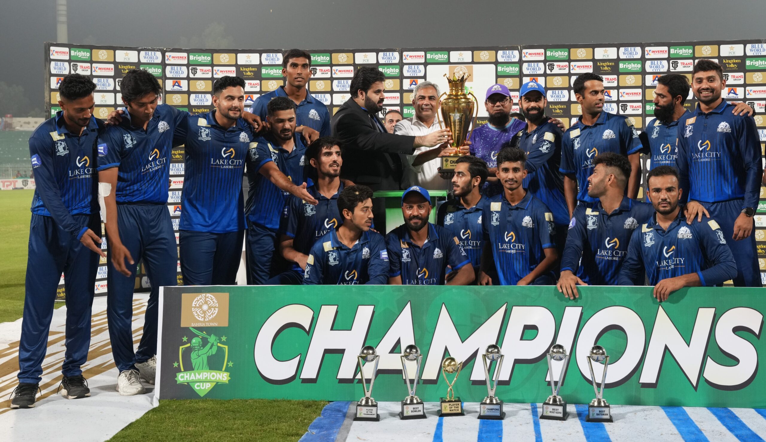 Lake City Panthers win Bahria Town Champions One-day Cup