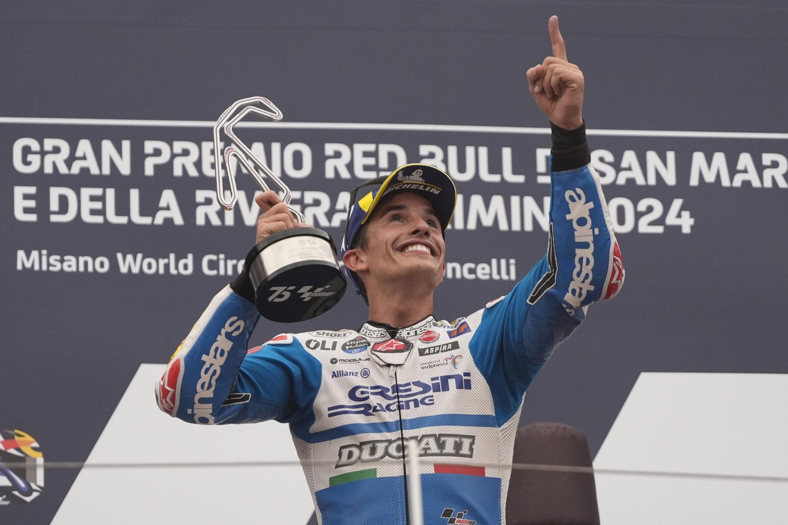 Marquez wins rain-hit San Marino Grand Prix after Martin’s gamble backfires