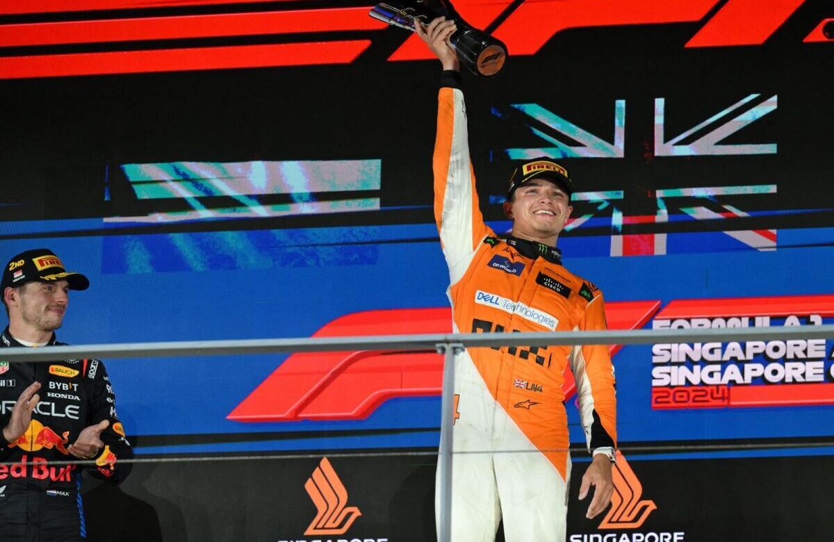 McLaren’s Lando Norris takes dominant victory in Singapore Grand Prix