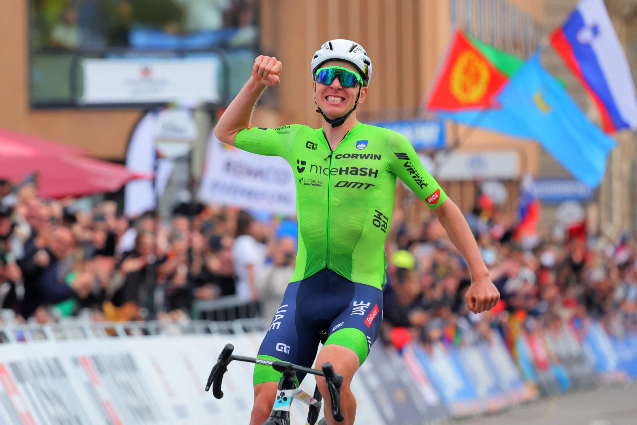 Peerless Pogacar solos to first world road title