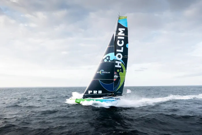 France’s Lunven sets solo distance record in Vendee Globe