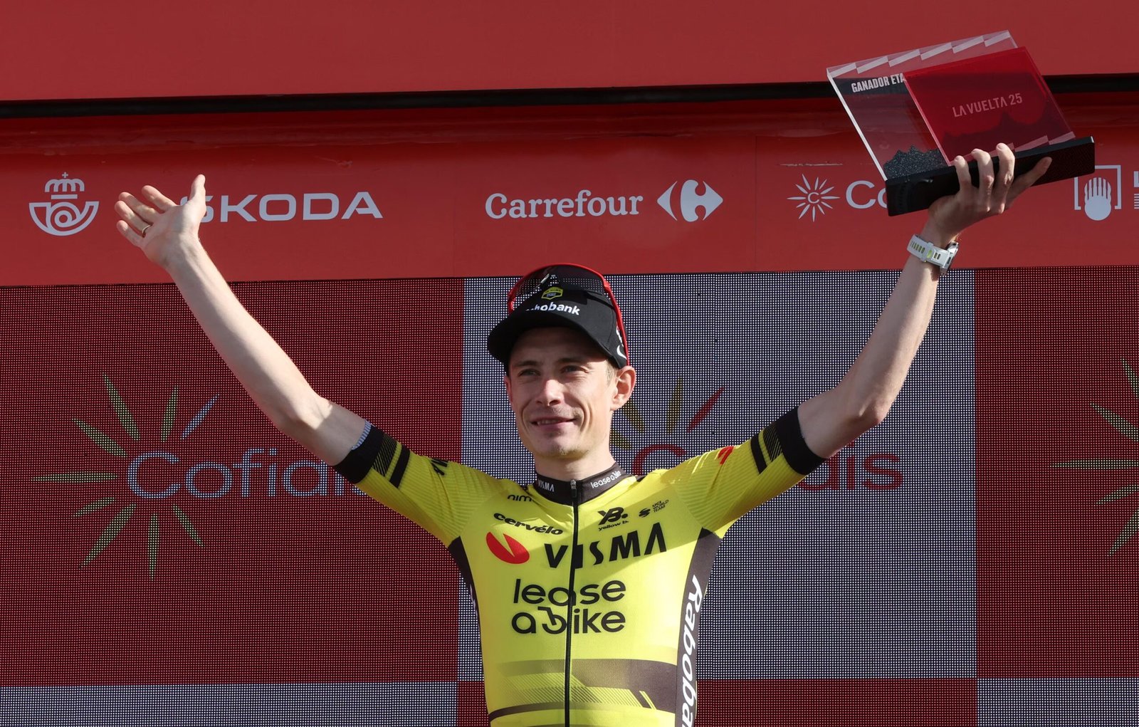 Vingegaard secures Vuelta a Espana title as race stopped by Madrid protests