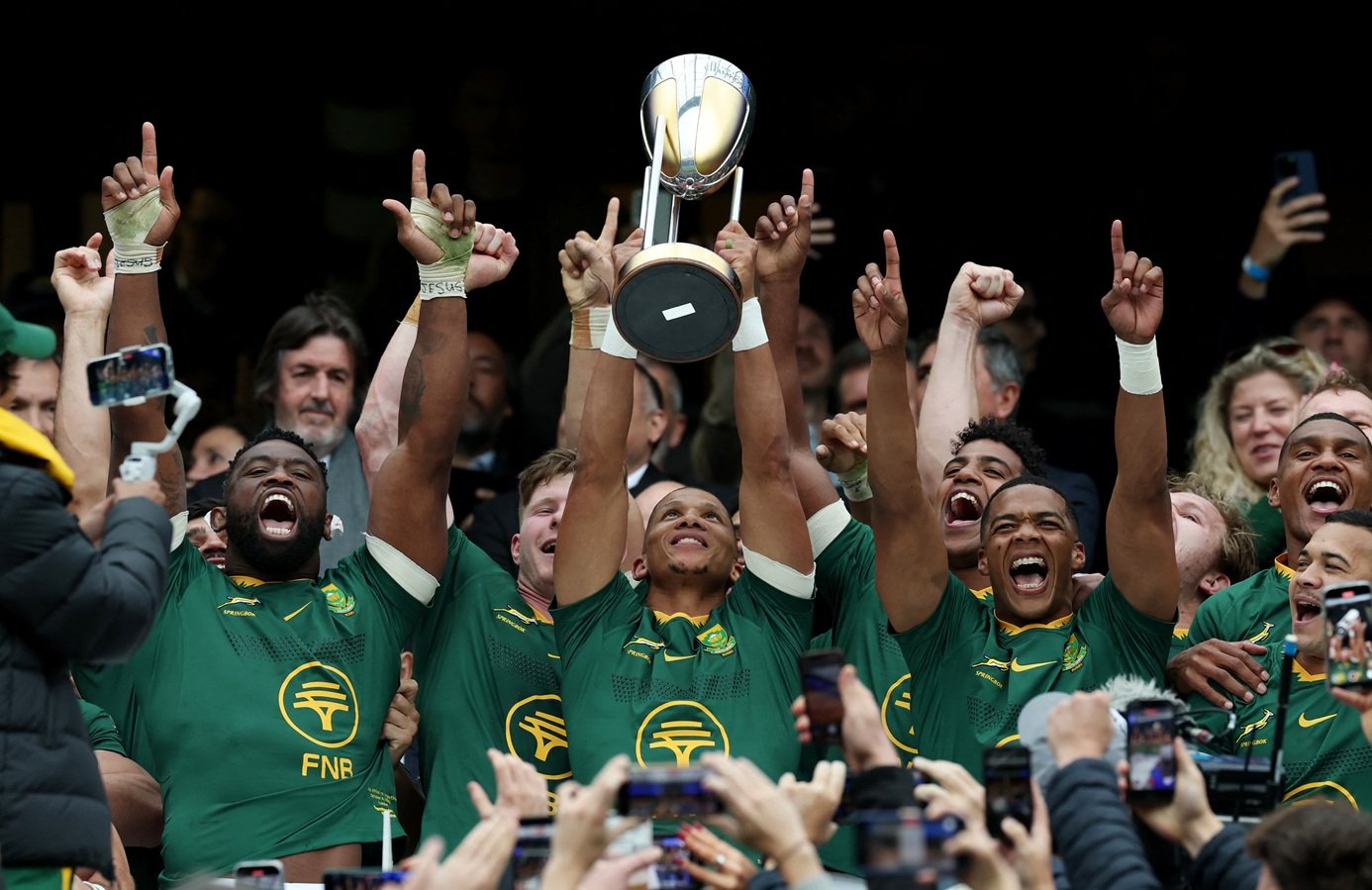 South Africa beat Argentina to retain Rugby Championship title