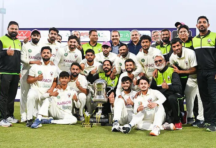 Karachi Blues outplay Sialkot to clinch Quaid-e-Azam Trophy title