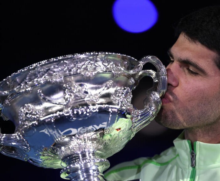 Alcaraz sweeps past Djokovic to win maiden Australian Open title