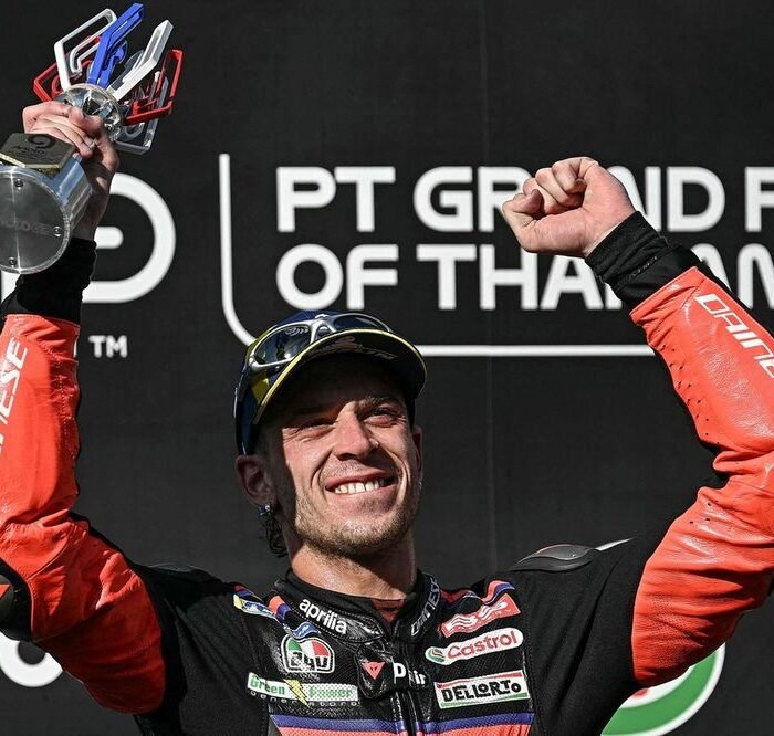 Aprilia’s Bezzecchi wins Thailand MotoGP as Acosta takes championship lead