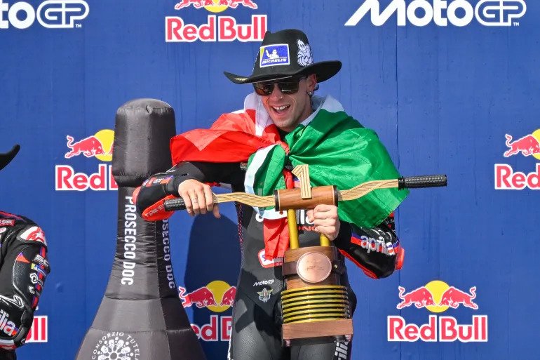 Bezzecchi wins USA Grand Prix to extend perfect start to season