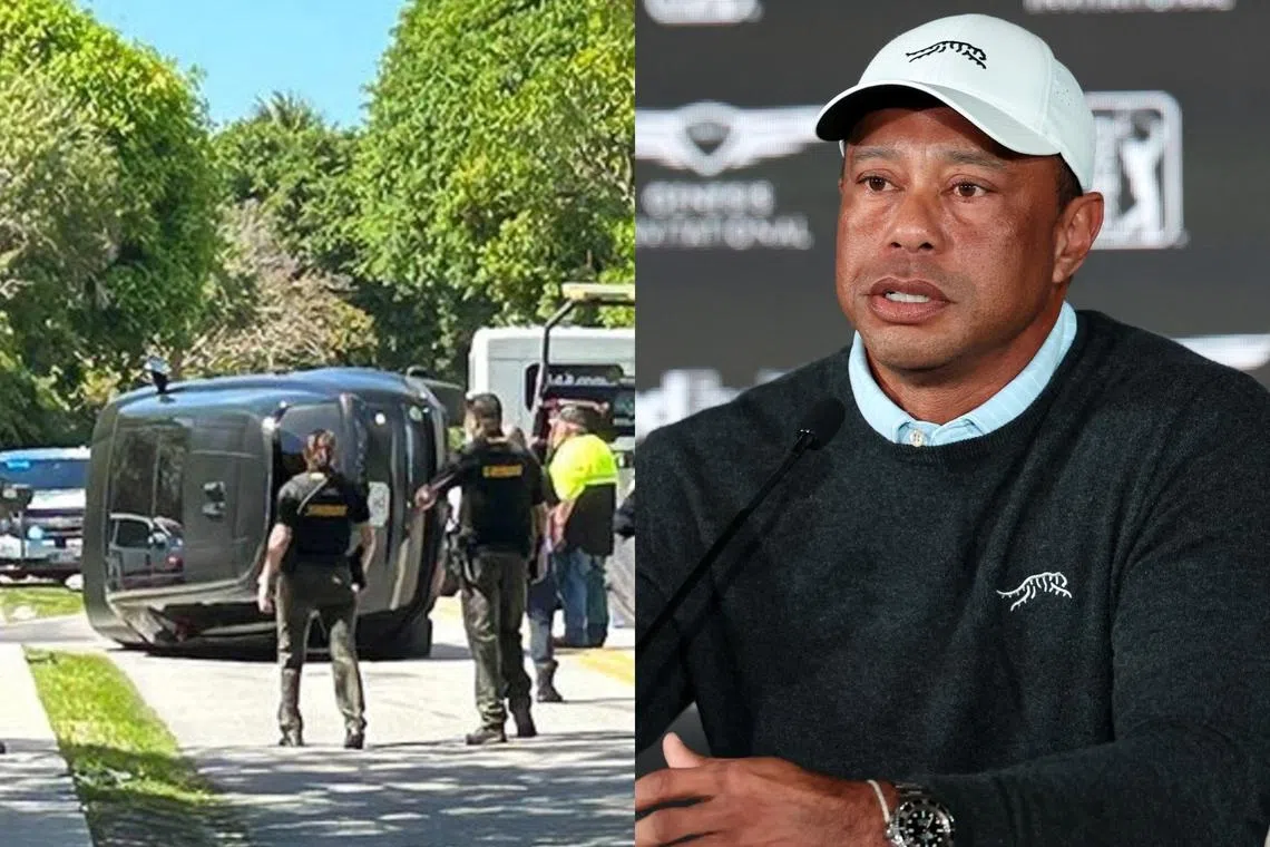 Tiger Woods arrested on DUI charge after Florida car crash