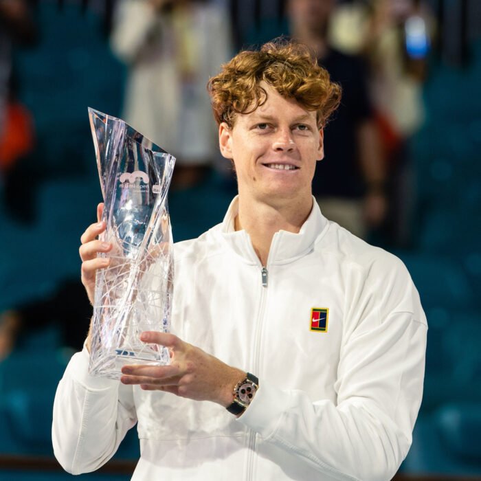 Sinner downs Lehecka in rain-hit final to lift Miami Open crown