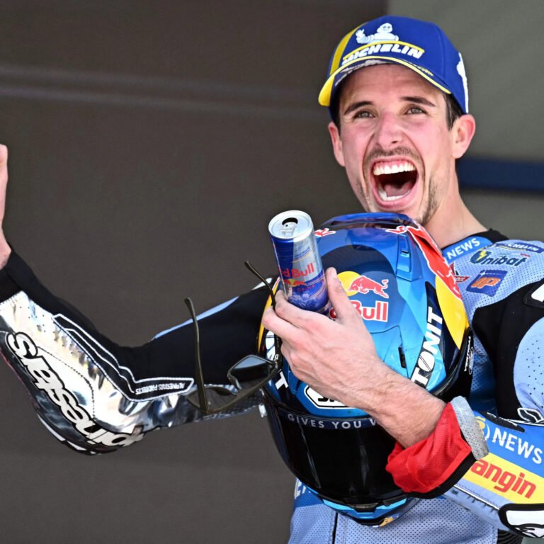 Alex Marquez wins Spanish MotoGP again as brother Marc crashes out