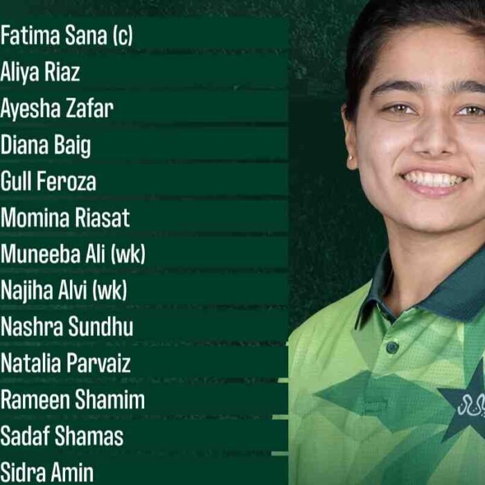 Fatima Sana to lead Pakistan in ODI series against Zimbabwe