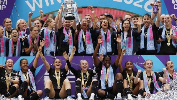 Manchester City thrash Brighton 4-0 to win women’s FA Cup