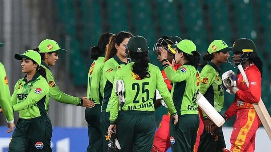 Sadaf’s 98 powers Pakistan to record 168-run win against Zimbabwe