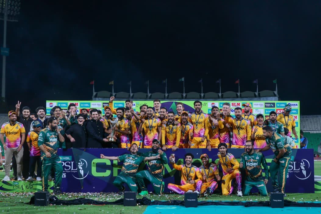 Hardie strikes as Peshawar Zalmi score five wicket victory to lift their second PSL title