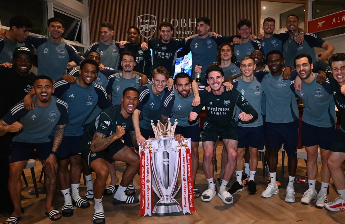 Arsenal become Premier League champions for first time in 22 years