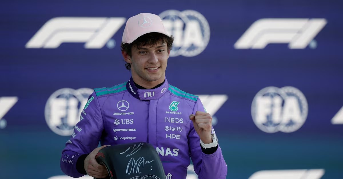 Antonelli takes third win a row to stretch F1 lead