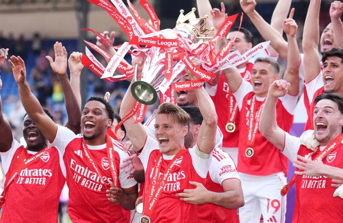 Arsenal clinch Premier League trophy as West Ham relegated on final day of season