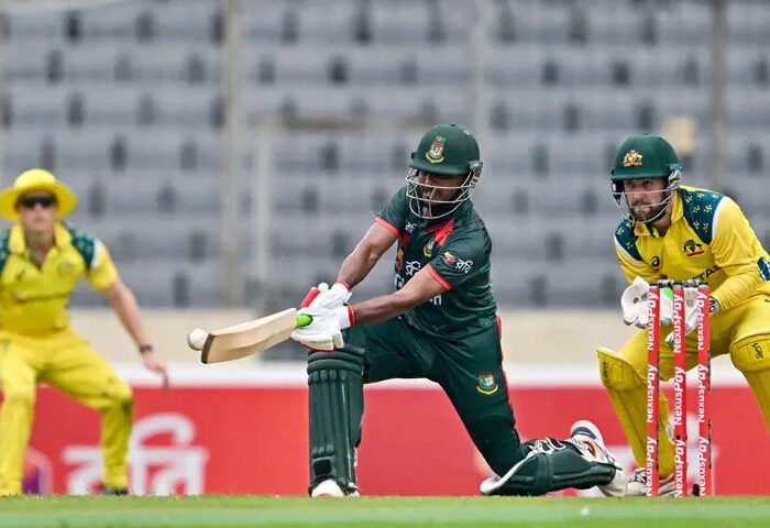Bangladesh thrash Australia in rain-hit ODI series opener