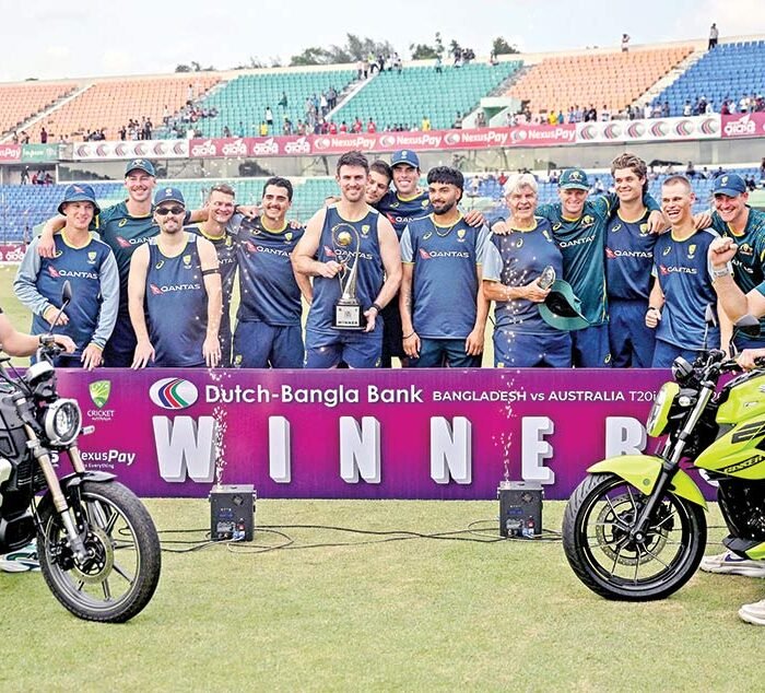 Marsh powers Australia to 3-0 sweep over Bangladesh