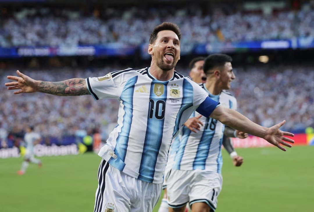 Lionel Messi World Cup hat-trick equals goalscoring record as Argentina beat Algeria