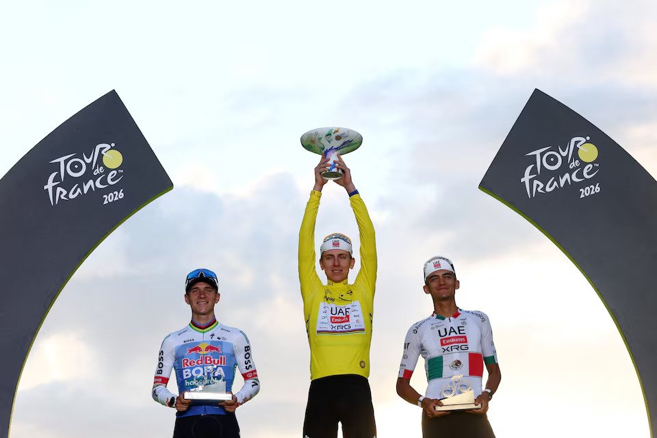 Pogacar’s Tour de France dynasty continues with record-equalling fifth title
