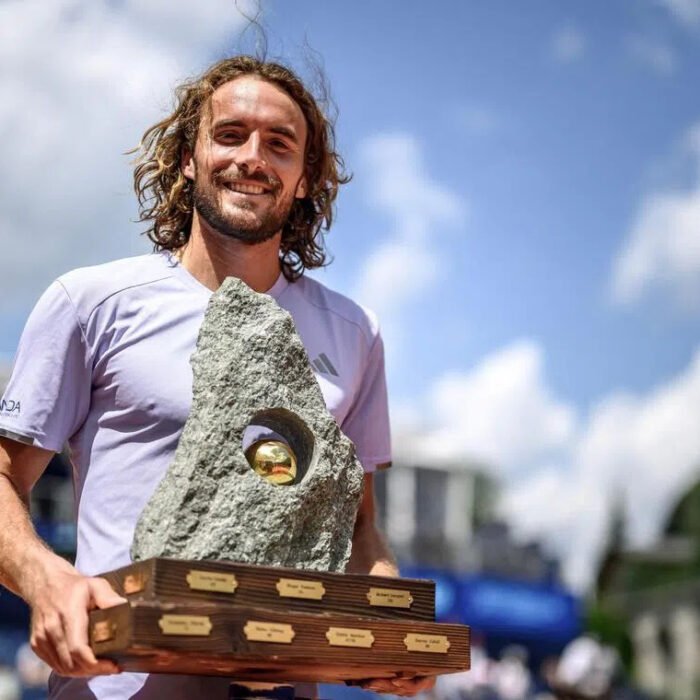 Tsitsipas wins Swiss Open title to claim first ATP Trophy in 16 months