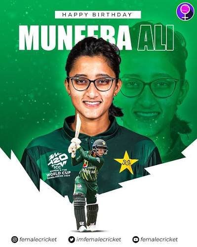 Muneeba to skipper Pakistan T20I squad against Sri Lanka
