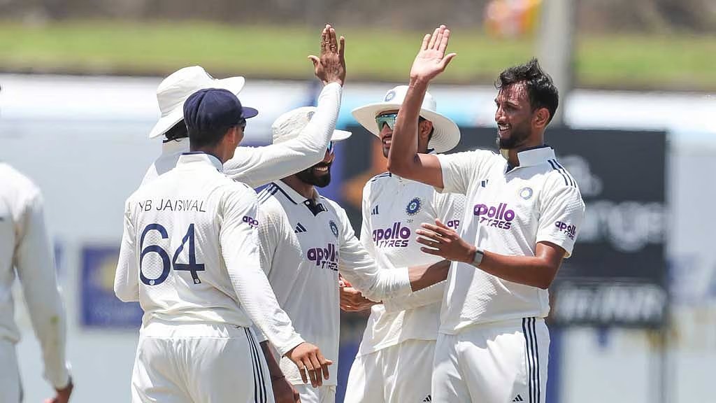 Suthar’s spin masterclass helps India beat Sri Lanka, and rain, in Galle