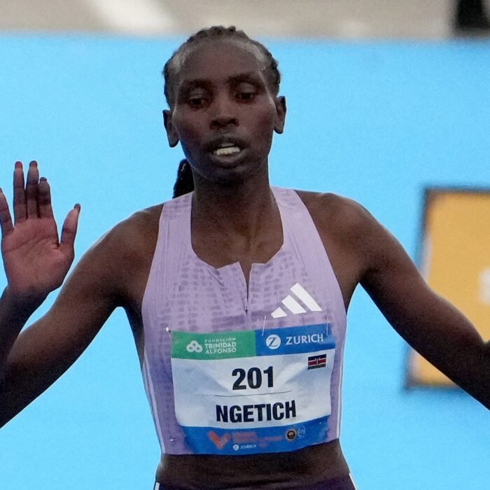 Kenya’s Ngetich breaks women-only half marathon world record by a second
